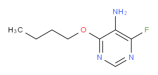4-butoxy-6-fluoropyrimidin-5-amine