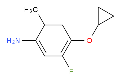 4-cyclopropoxy-5-fluoro-2-methylaniline