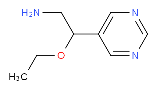 2-ethoxy-2-(pyrimidin-5-yl)ethan-1-amine