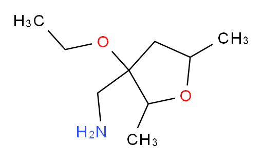 (3-ethoxy-2,5-dimethyloxolan-3-yl)methanamine