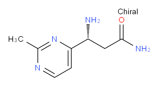 (3R)-3-amino-3-(2-methylpyrimidin-4-yl)propanamide