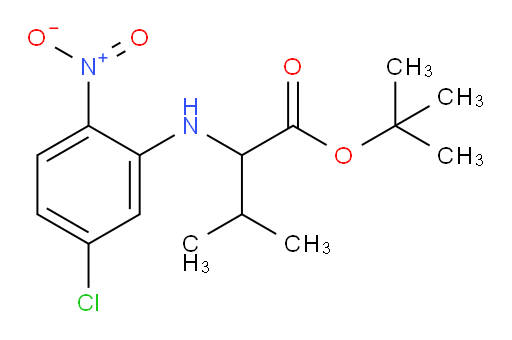 tert-butyl 2-[(5-chloro-2-nitrophenyl)amino]-3-methylbutanoate