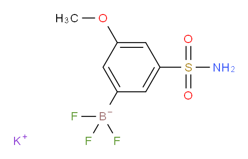 potassium trifluoro(3-methoxy-5-sulfamoylphenyl)boranuide