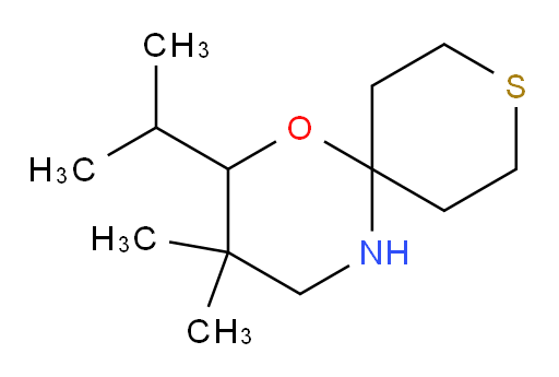 3,3-dimethyl-2-(propan-2-yl)-1-oxa-9-thia-5-azaspiro[5.5]undecane