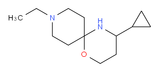 4-cyclopropyl-9-ethyl-1-oxa-5,9-diazaspiro[5.5]undecane