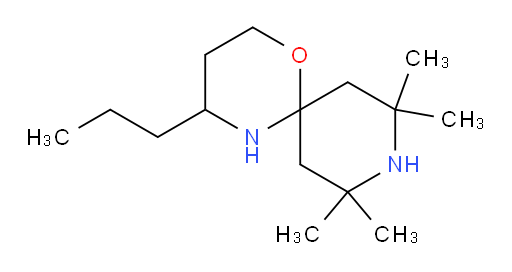 8,8,10,10-tetramethyl-4-propyl-1-oxa-5,9-diazaspiro[5.5]undecane