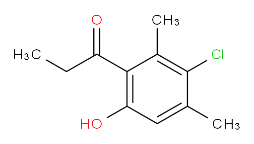 1-(3-chloro-6-hydroxy-2,4-dimethylphenyl)propan-1-one
