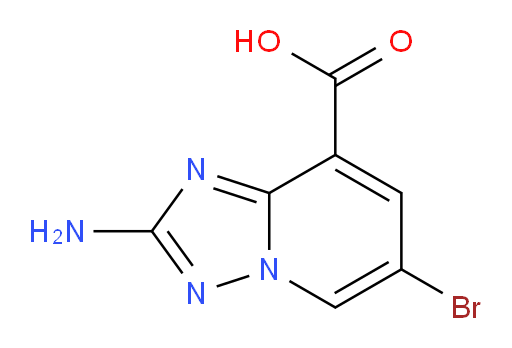 2-amino-6-bromo-[1,2,4]triazolo[1,5-a]pyridine-8-carboxylic acid