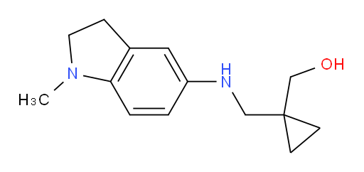 (1-{[(1-methyl-2,3-dihydro-1H-indol-5-yl)amino]methyl}cyclopropyl)methanol