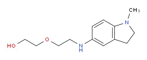 2-{2-[(1-methyl-2,3-dihydro-1H-indol-5-yl)amino]ethoxy}ethan-1-ol