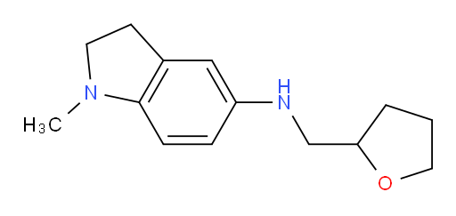 1-methyl-N-[(oxolan-2-yl)methyl]-2,3-dihydro-1H-indol-5-amine