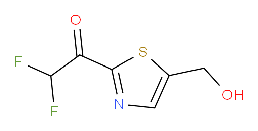 2,2-difluoro-1-[5-(hydroxymethyl)-1,3-thiazol-2-yl]ethan-1-one