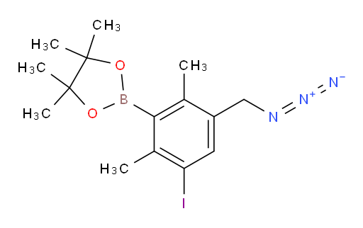 2-[3-(azidomethyl)-5-iodo-2,6-dimethylphenyl]-4,4,5,5-tetramethyl-1,3,2-dioxaborolane
