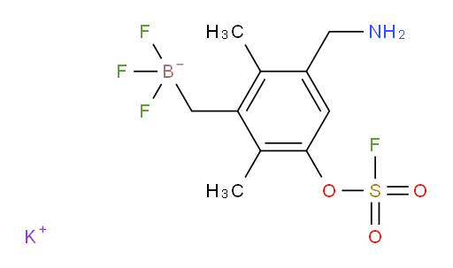 potassium {[3-(aminomethyl)-5-[(fluorosulfonyl)oxy]-2,6-dimethylphenyl]methyl}trifluoroboranuide