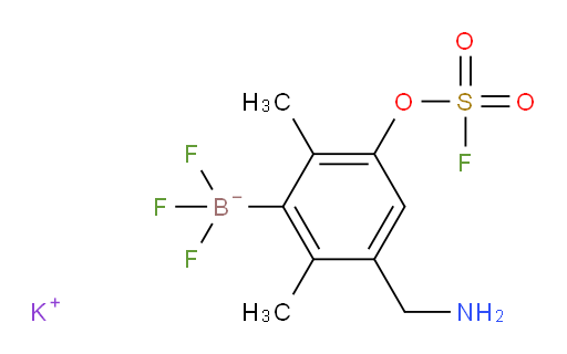 potassium [3-(aminomethyl)-5-[(fluorosulfonyl)oxy]-2,6-dimethylphenyl]trifluoroboranuide
