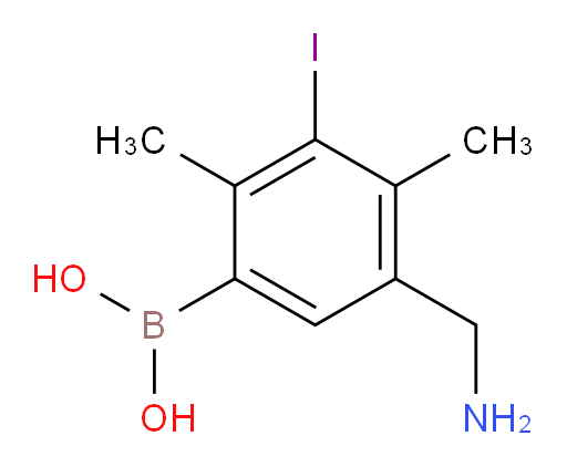 [5-(aminomethyl)-3-iodo-2,4-dimethylphenyl]boronic acid