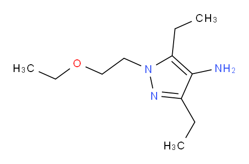 1-(2-ethoxyethyl)-3,5-diethyl-1H-pyrazol-4-amine