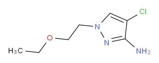 4-chloro-1-(2-ethoxyethyl)-1H-pyrazol-3-amine