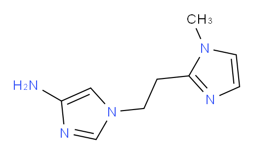 1-[2-(1-methyl-1H-imidazol-2-yl)ethyl]-1H-imidazol-4-amine