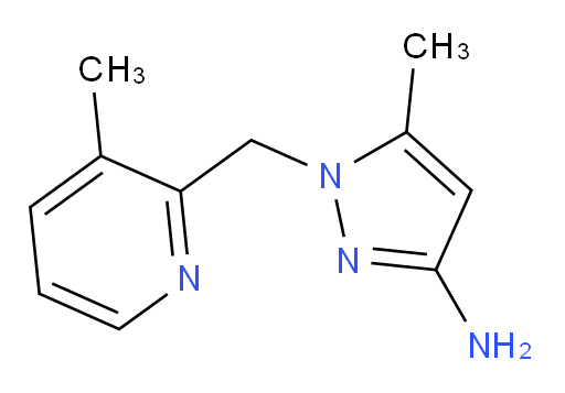 5-methyl-1-[(3-methylpyridin-2-yl)methyl]-1H-pyrazol-3-amine