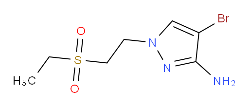 4-bromo-1-[2-(ethanesulfonyl)ethyl]-1H-pyrazol-3-amine