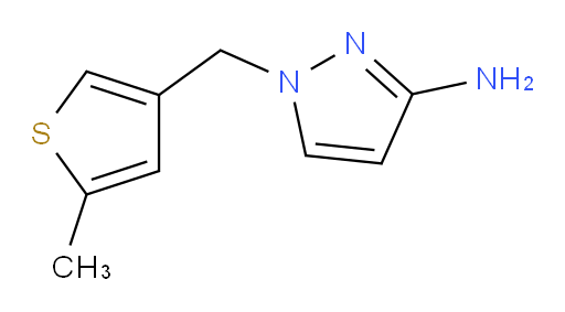 1-[(5-methylthiophen-3-yl)methyl]-1H-pyrazol-3-amine