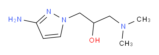 1-(3-amino-1H-pyrazol-1-yl)-3-(dimethylamino)propan-2-ol