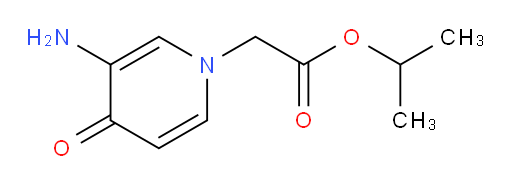 propan-2-yl 2-(3-amino-4-oxo-1,4-dihydropyridin-1-yl)acetate