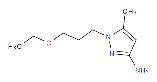 1-(3-ethoxypropyl)-5-methyl-1H-pyrazol-3-amine