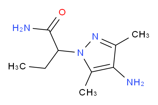 2-(4-amino-3,5-dimethyl-1H-pyrazol-1-yl)butanamide