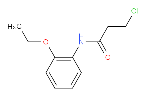 3-chloro-N-(2-ethoxyphenyl)propanamide