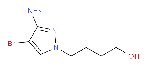 4-(3-amino-4-bromo-1H-pyrazol-1-yl)butan-1-ol