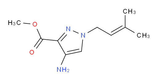 methyl 4-amino-1-(3-methylbut-2-en-1-yl)-1H-pyrazole-3-carboxylate