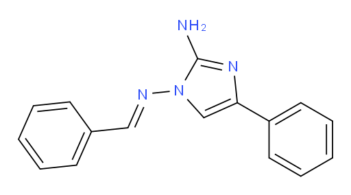 4-phenyl-N1-(phenylmethylidene)-1H-imidazole-1,2-diamine