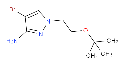 4-bromo-1-[2-(tert-butoxy)ethyl]-1H-pyrazol-3-amine
