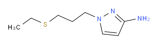 1-[3-(ethylsulfanyl)propyl]-1H-pyrazol-3-amine