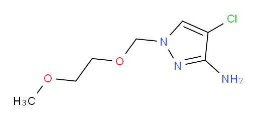 4-chloro-1-[(2-methoxyethoxy)methyl]-1H-pyrazol-3-amine