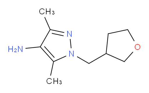 3,5-dimethyl-1-[(oxolan-3-yl)methyl]-1H-pyrazol-4-amine