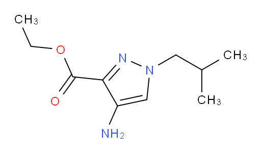 ethyl 4-amino-1-(2-methylpropyl)-1H-pyrazole-3-carboxylate