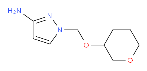 1-[(oxan-3-yloxy)methyl]-1H-pyrazol-3-amine