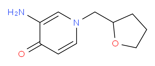 3-amino-1-[(oxolan-2-yl)methyl]-1,4-dihydropyridin-4-one