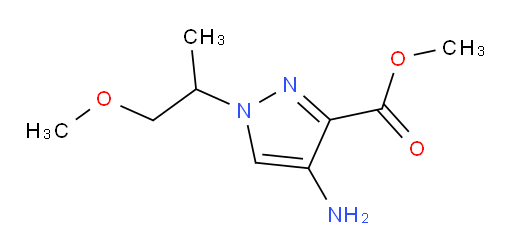 methyl 4-amino-1-(1-methoxypropan-2-yl)-1H-pyrazole-3-carboxylate