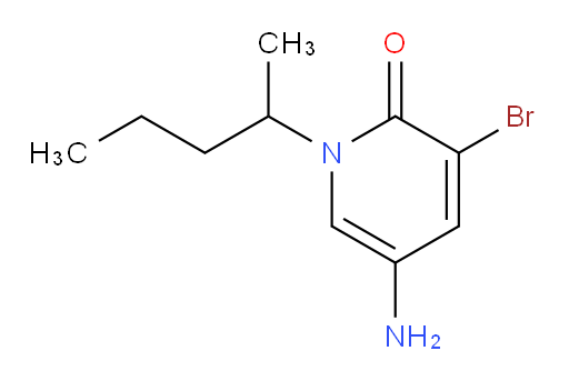 5-amino-3-bromo-1-(pentan-2-yl)-1,2-dihydropyridin-2-one
