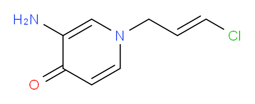 3-amino-1-(3-chloroprop-2-en-1-yl)-1,4-dihydropyridin-4-one