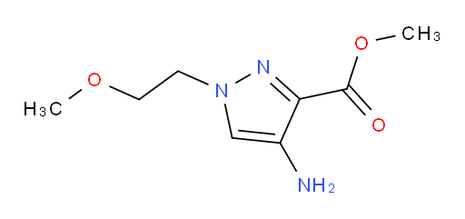 methyl 4-amino-1-(2-methoxyethyl)-1H-pyrazole-3-carboxylate