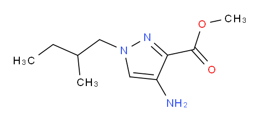 methyl 4-amino-1-(2-methylbutyl)-1H-pyrazole-3-carboxylate