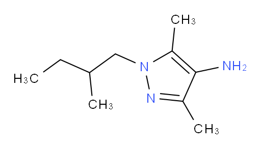 3,5-dimethyl-1-(2-methylbutyl)-1H-pyrazol-4-amine