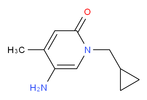 5-amino-1-(cyclopropylmethyl)-4-methyl-1,2-dihydropyridin-2-one