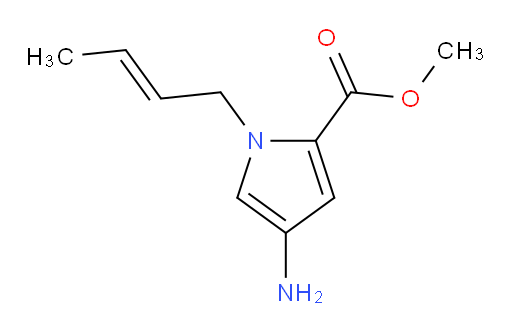 methyl 4-amino-1-(but-2-en-1-yl)-1H-pyrrole-2-carboxylate