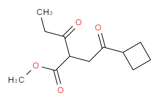 methyl 2-(2-cyclobutyl-2-oxoethyl)-3-oxopentanoate